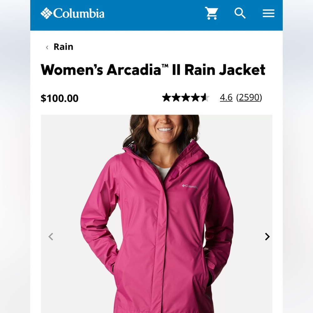 Columbia Women’s Rain Jacket